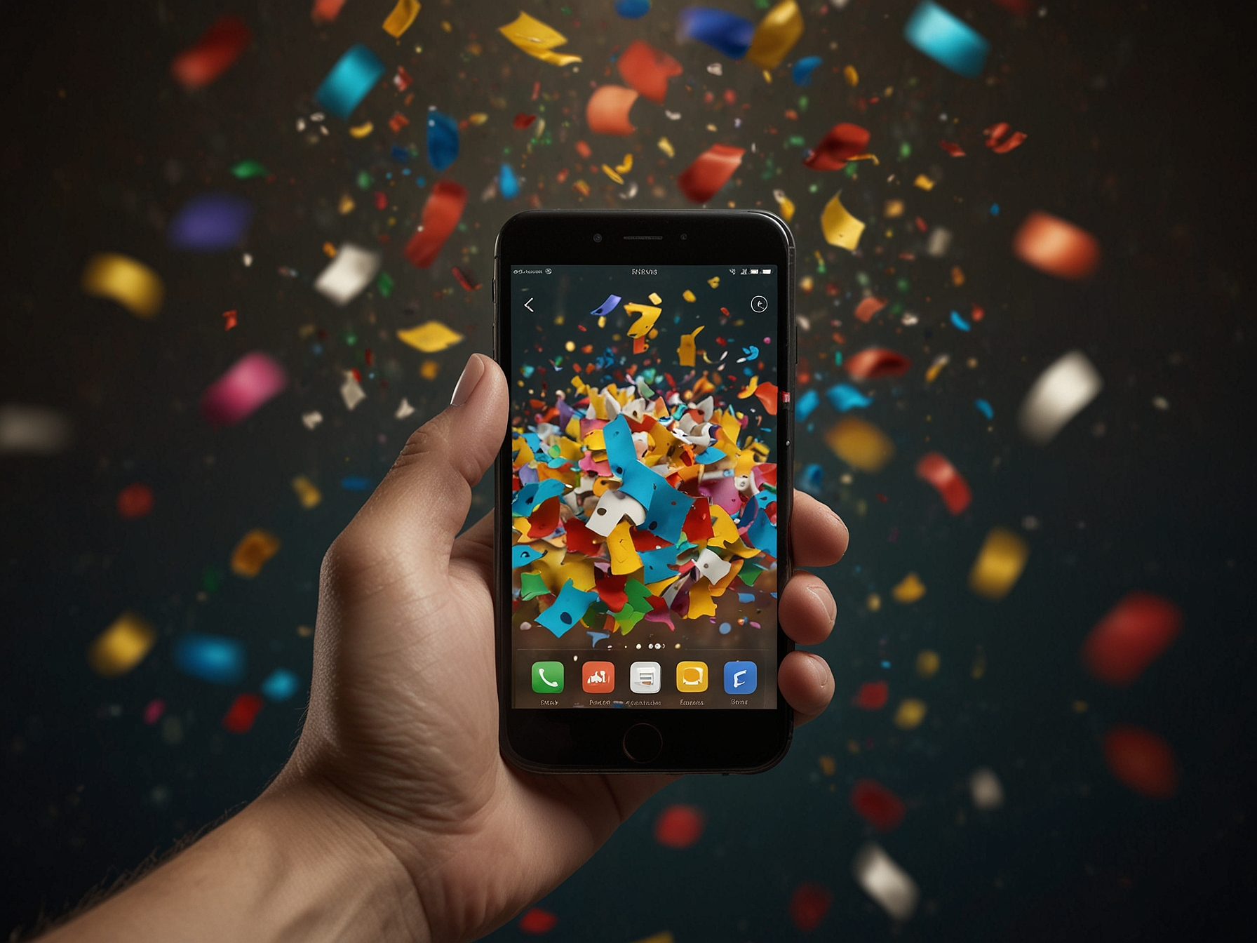 Bonus confetti and celebration